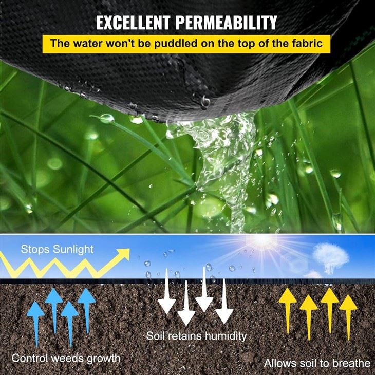 non woven geotextile landscape fabric