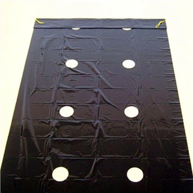 Paillis de plastique noir biodégradable